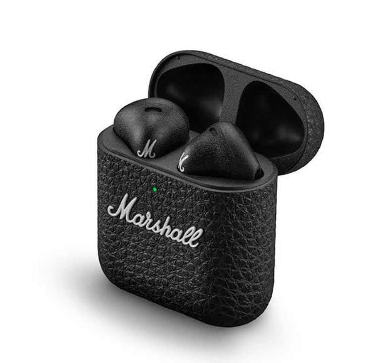 Marshall Bluetooth In Ear Headphones Black - Metro Homecentre Menlyn