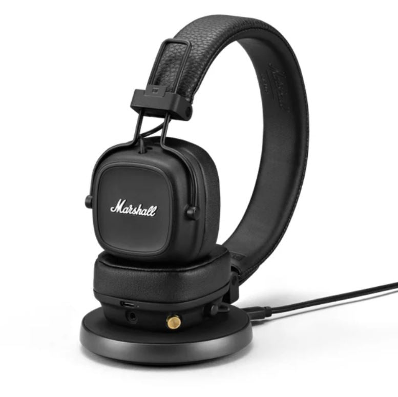 Marshall Bluetooth Wireless On Ear Headphones Black - Metro Homecentre Menlyn