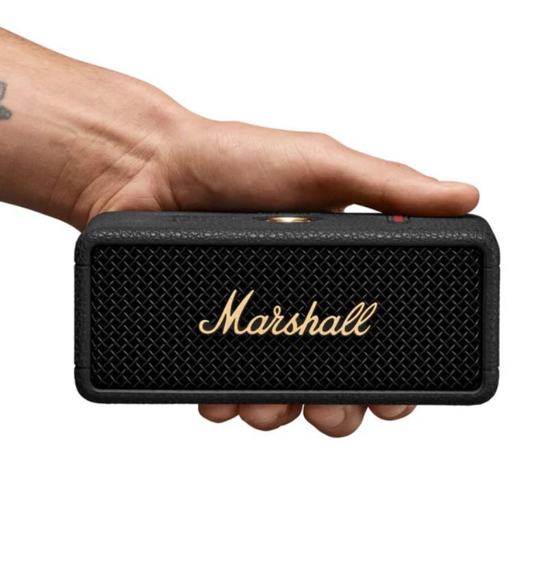 Marshall Emberton 3 Bluetooth Speaker BlackBrass - Metro Homecentre Menlyn