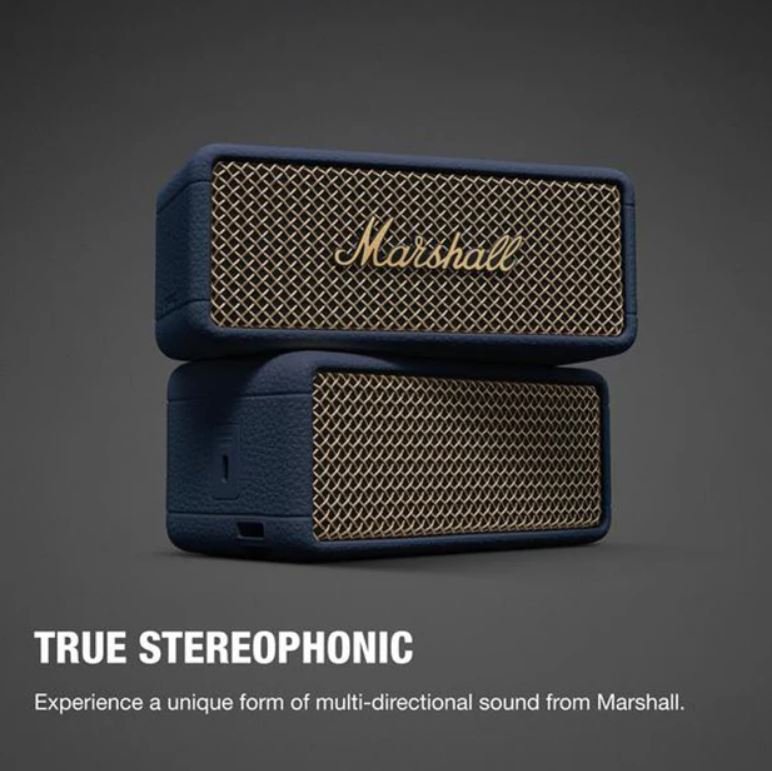 Marshall Emberton 3 Bluetooth Speaker Blue - Metro Homecentre Menlyn
