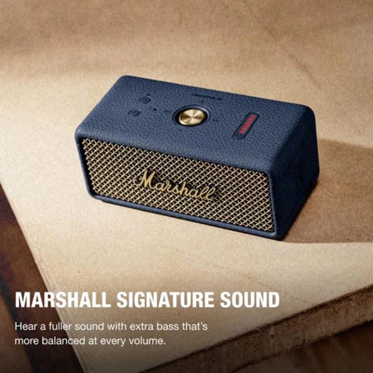 Marshall Emberton 3 Bluetooth Speaker Blue - Metro Homecentre Menlyn