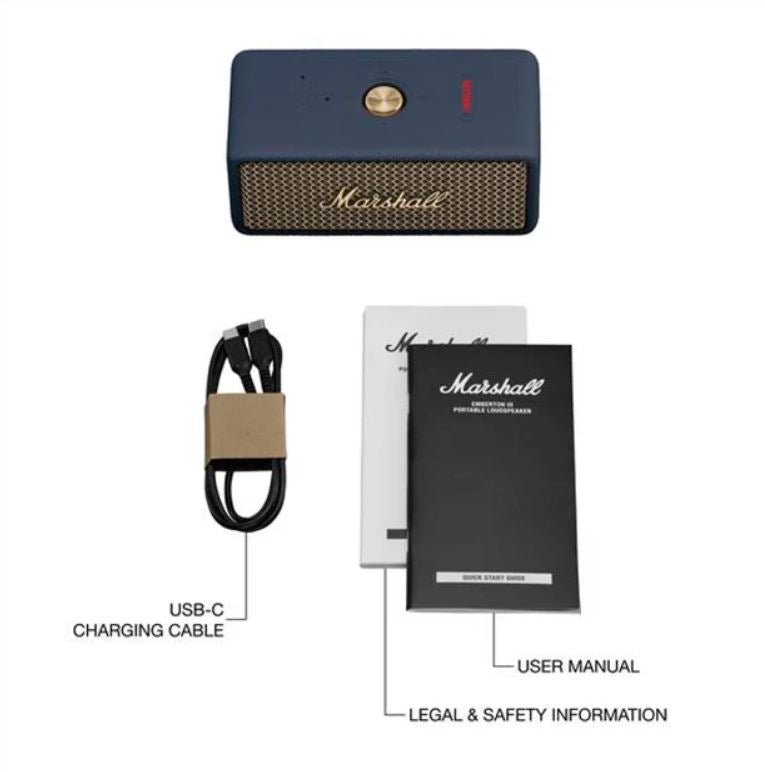 Marshall Emberton 3 Bluetooth Speaker Blue - Metro Homecentre Menlyn