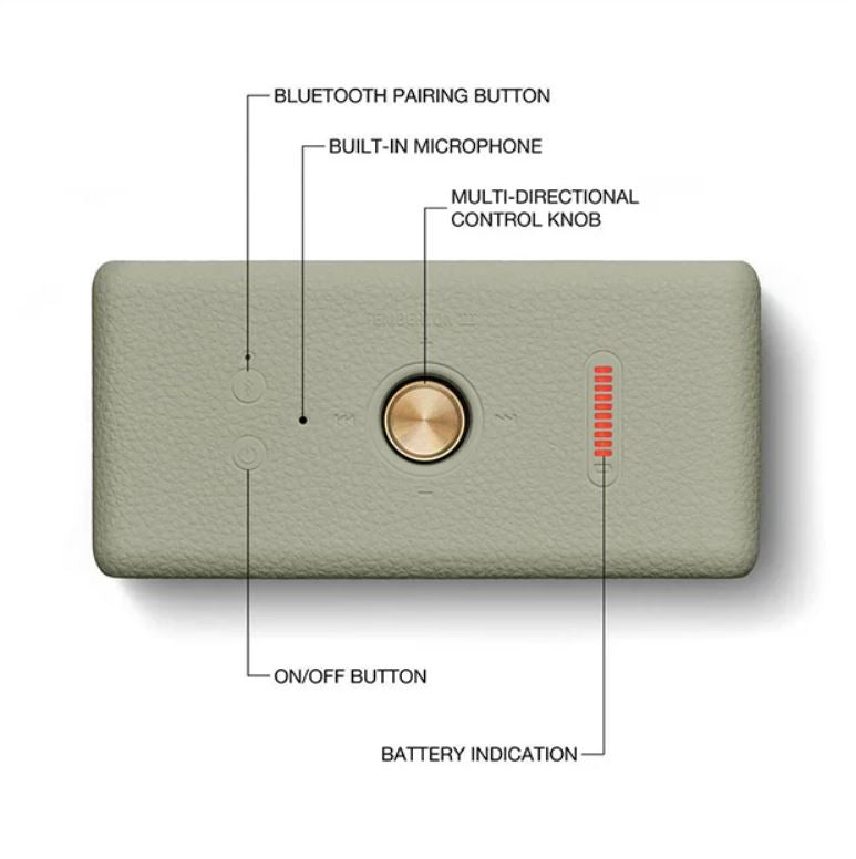Marshall Emberton 3 Bluetooth Speaker Sage - Metro Homecentre Menlyn