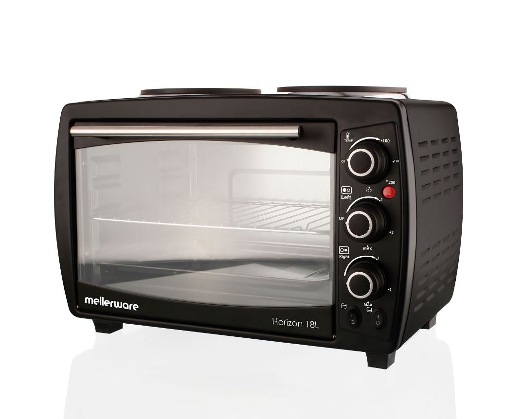 Mellerware Black Horizon 18L Mini Oven - 27803BK - Metro Homecentre Menlyn