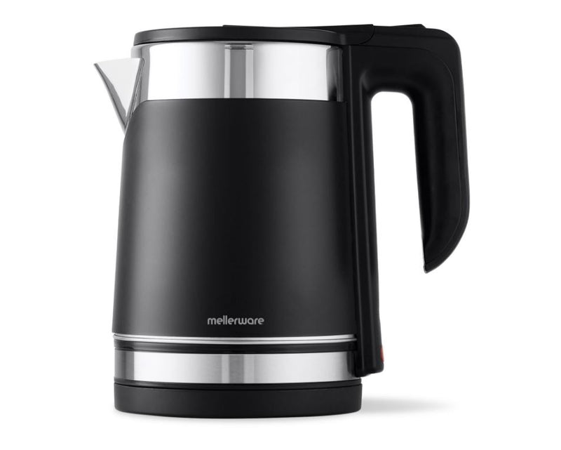 Mellerware 1.8L Black SSteel Dual Wall Kettle 22330BK - Metro Homecentre Menlyn