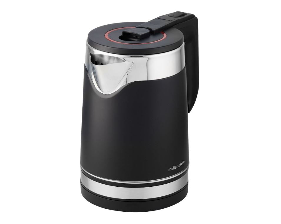 Mellerware 1.8L Black SSteel Dual Wall Kettle 22330BK - Metro Homecentre Menlyn