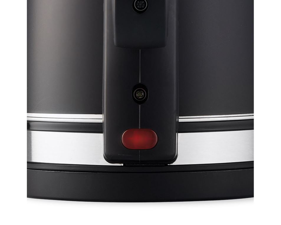 Mellerware 1.8L Black SSteel Dual Wall Kettle 22330BK - Metro Homecentre Menlyn