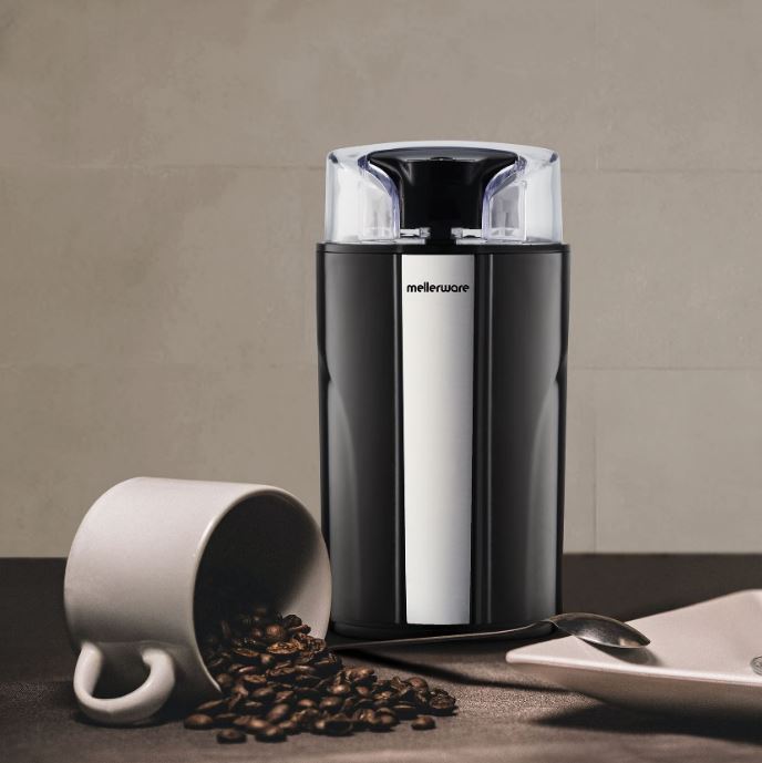 Mellerware Aromatic 150W Black Coffee Grinder 29155 - Metro Homecentre Menlyn