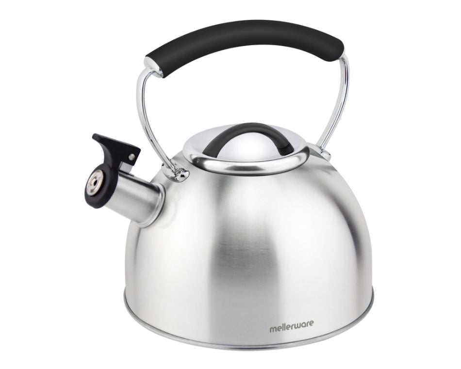 Mellerware 2.5L SSteel Stove Top Whistling Kettle 22041SS - Metro Homecentre Menlyn