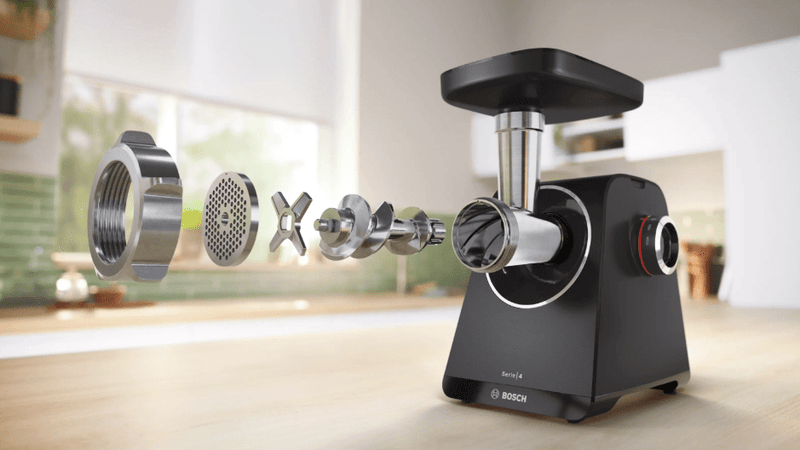 Bosch Series 4 1900W Black Food Mincer MFWS440B - Metro Homecentre Menlyn