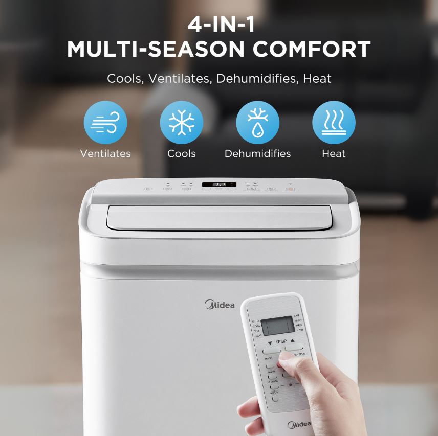 Midea 12000btu Portable Aircon MPPX12HRN7QB6 - Metro Homecentre Menlyn