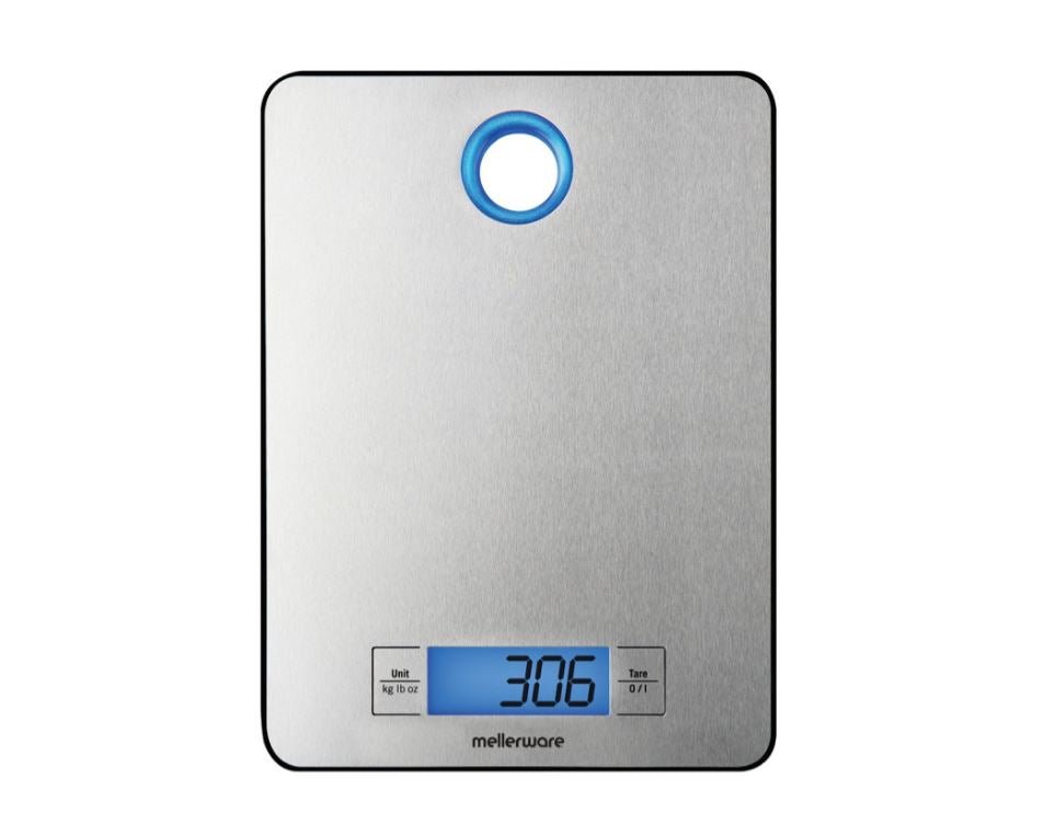 Mellerware Saxony Steel Kitchen Scale - LCD Display - 26001 - Metro Homecentre Menlyn