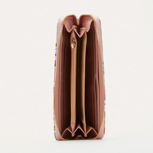 Pierre Cardin Aaliyah Floral Ziparound Purse | Pink - PCL05126PKFL - A0 - Metro Homecentre Menlyn