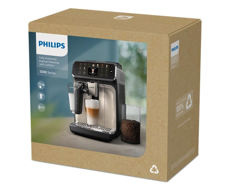Philips Automatic Bean - to - Cup Coffee Machine EP554790 - Metro Homecentre Menlyn