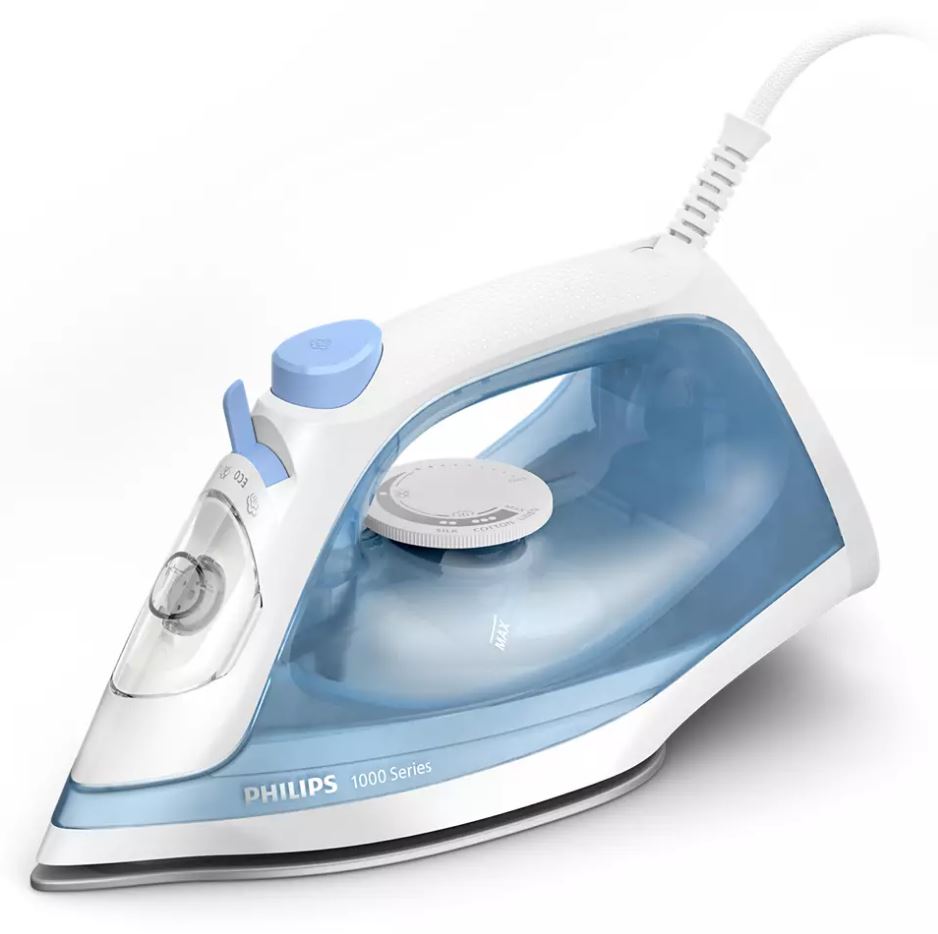 Philips Blue Steam Iron with Non Stick Sole Plate - DST1030/20 - Metro Homecentre Menlyn