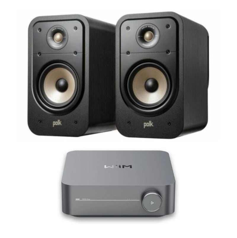 Polk ES20 Loudspeakers - Wiim Amp Bundle - Metro Homecentre Menlyn