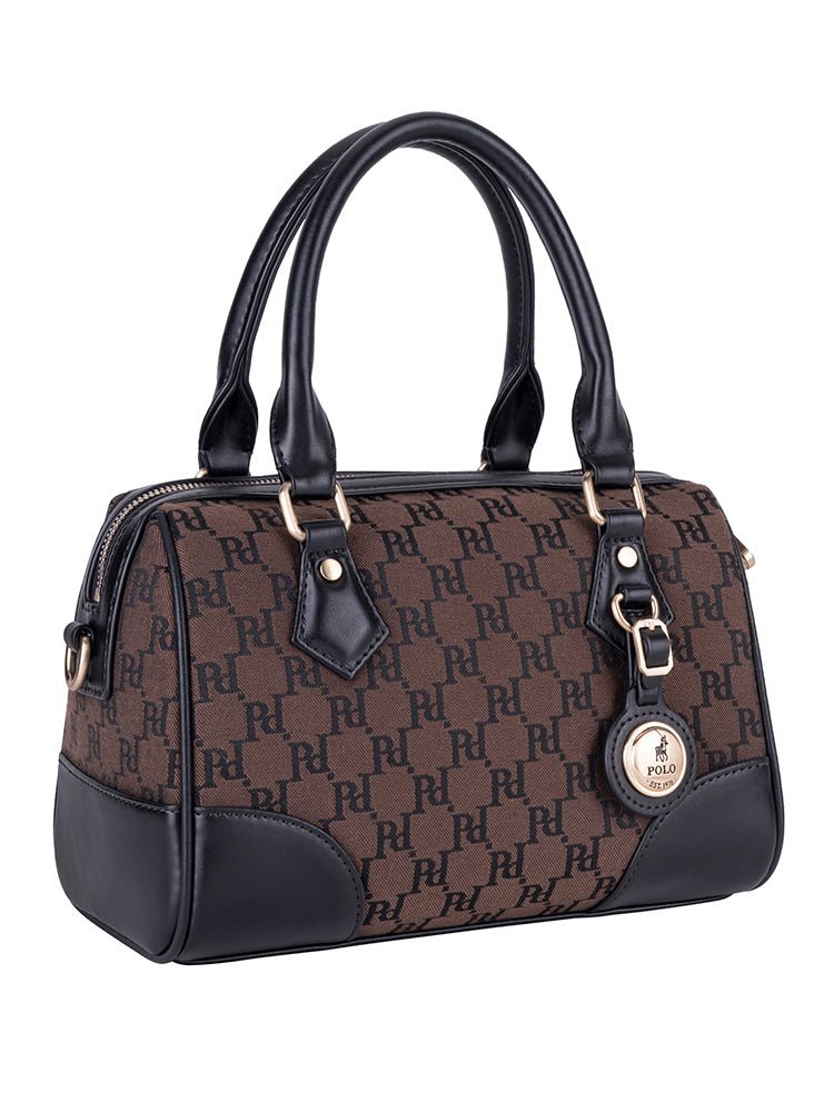 Polo Small Barrel Handbag Brown POS483152 - Metro Homecentre Menlyn