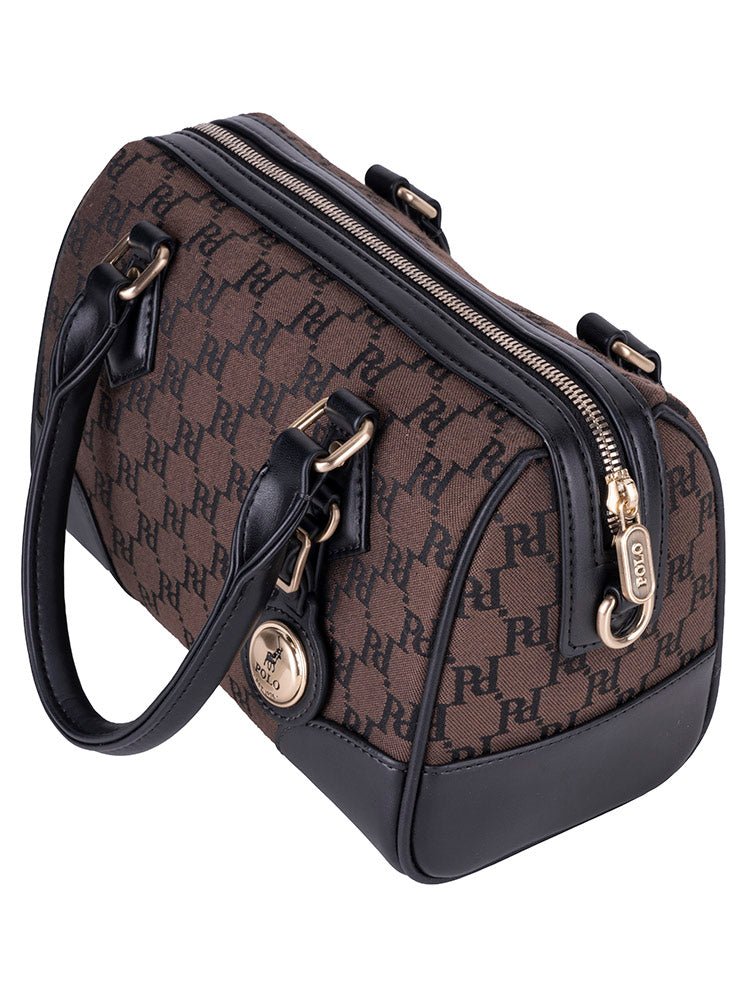 Polo Small Barrel Handbag Brown POS483152 - Metro Homecentre Menlyn