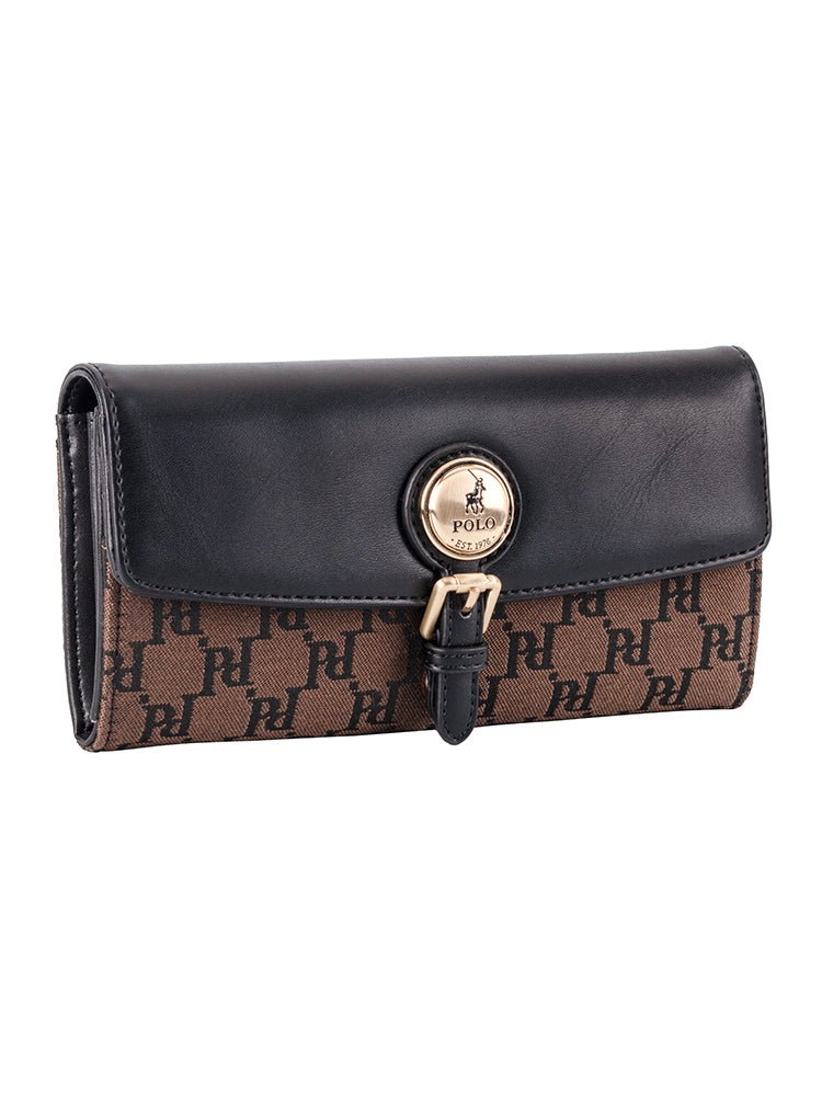 Polo Premier Clutch Purse Brown POS483352 - Metro Homecentre Menlyn
