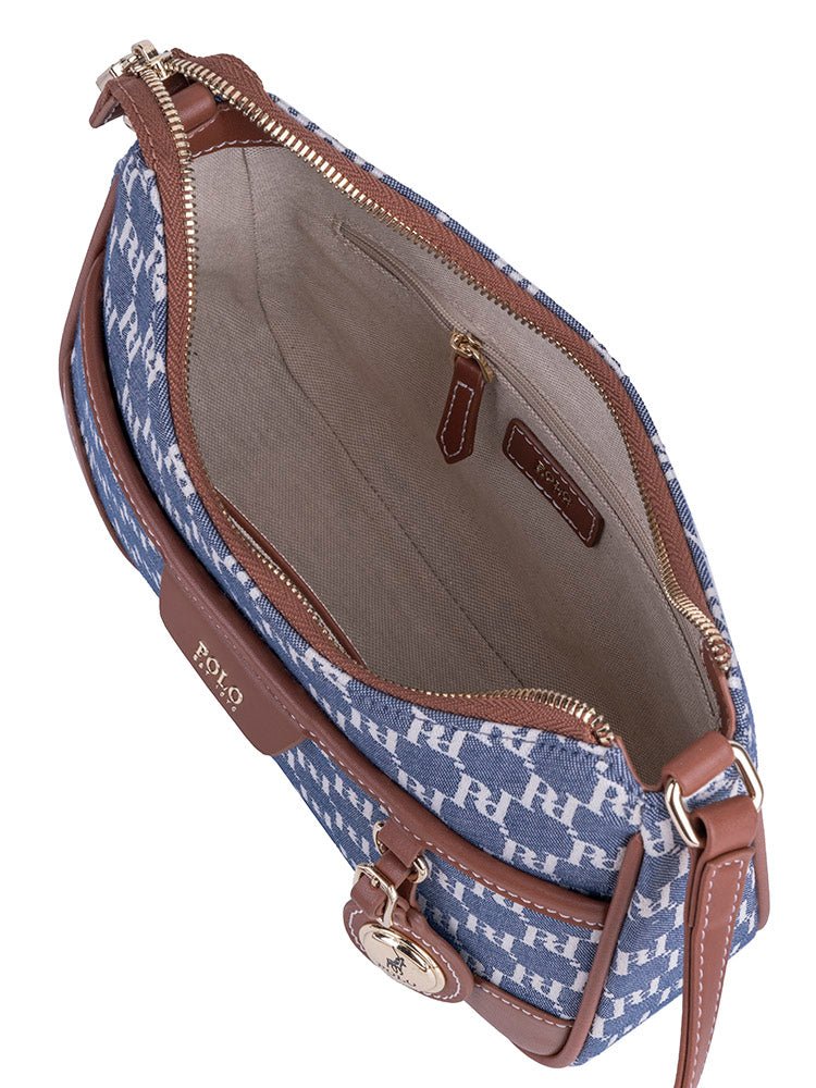 Polo Premier Crossbody Handbag Blue POS483256 - Metro Homecentre Menlyn