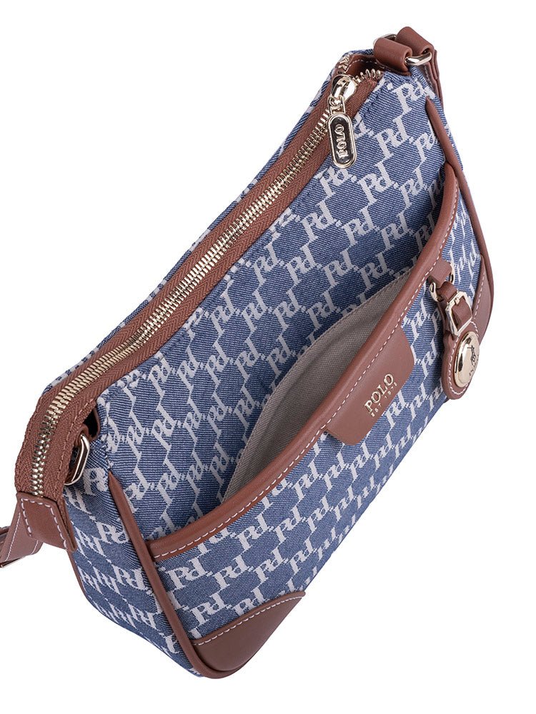 Polo Premier Crossbody Handbag Blue POS483256 - Metro Homecentre Menlyn