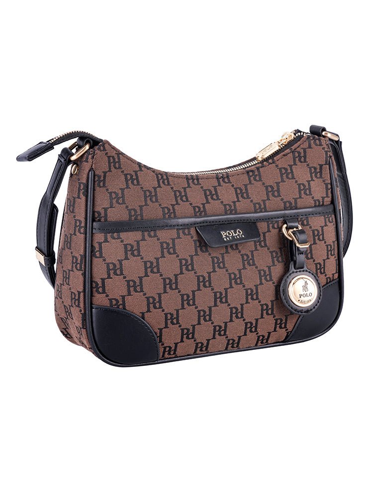Polo Premier Crossbody Handbag Brown POS483252 - Metro Homecentre Menlyn