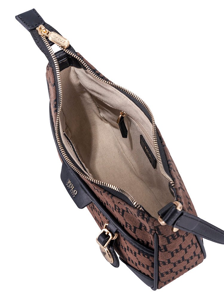 Polo Premier Crossbody Handbag Brown POS483252 - Metro Homecentre Menlyn