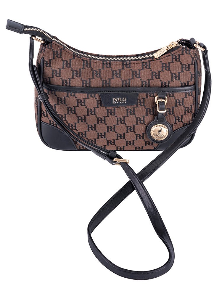 Polo Premier Crossbody Handbag Brown POS483252 - Metro Homecentre Menlyn