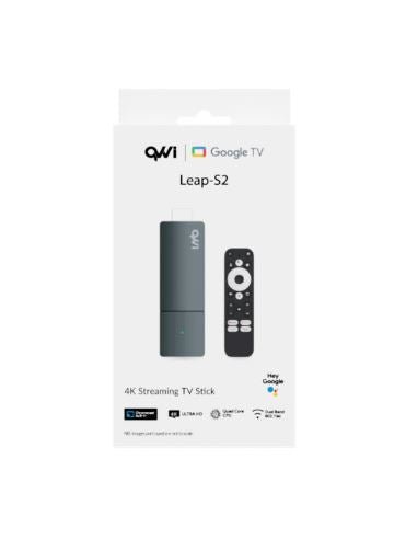 QVWI 4K Google TV Streaming Stick Leap S2 - Metro Homecentre Menlyn