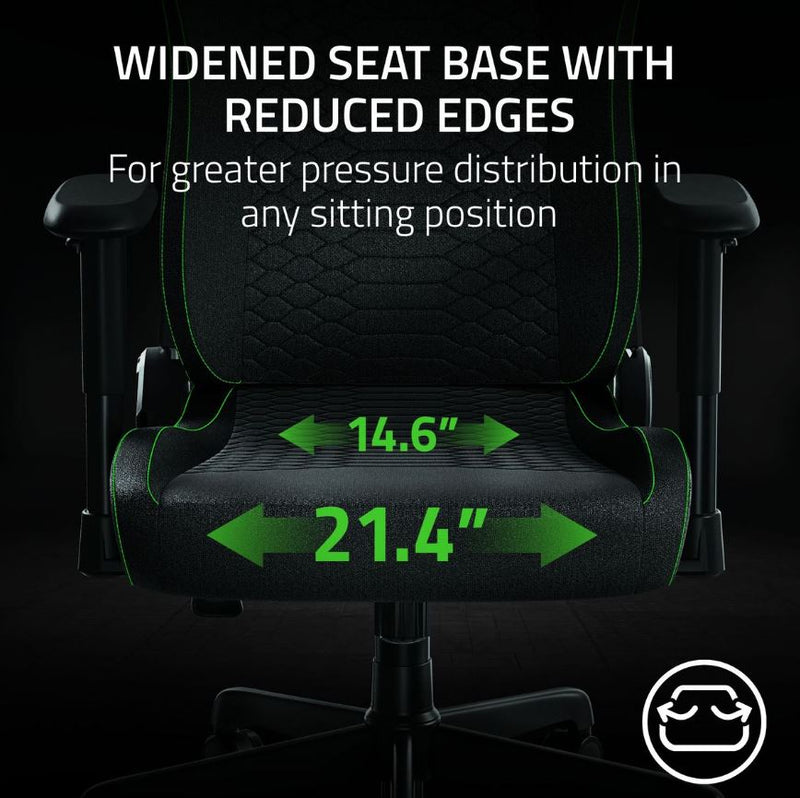 Razer Iskur Black Fabric Gaming Chair - Metro Homecentre Menlyn