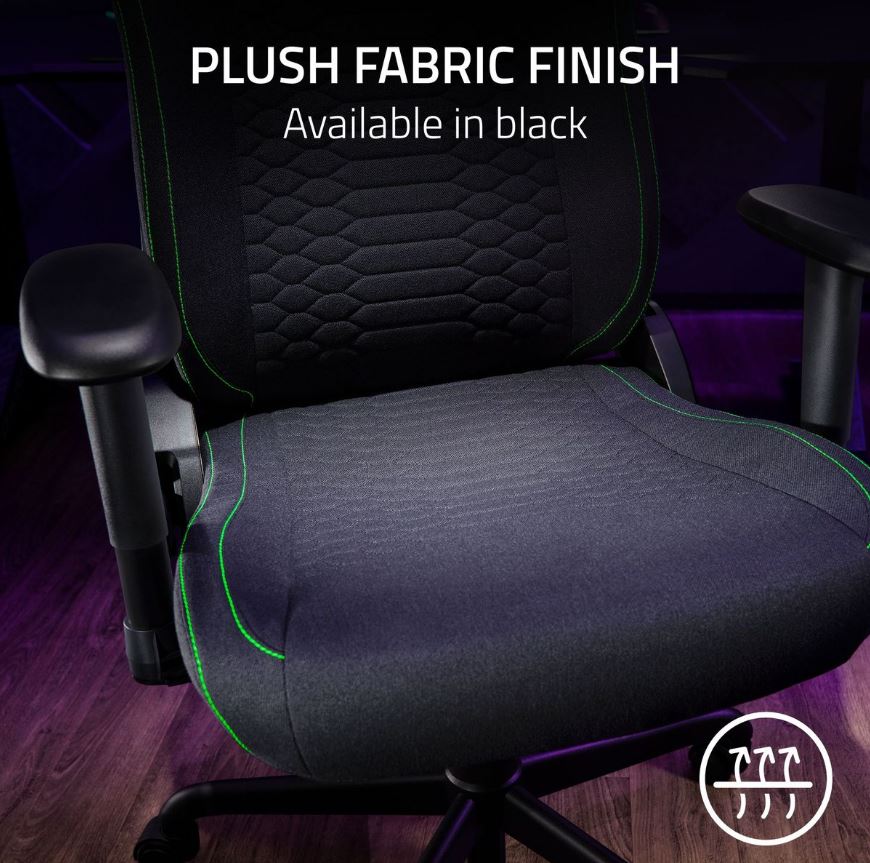 Razer Iskur Black Fabric Gaming Chair - Metro Homecentre Menlyn