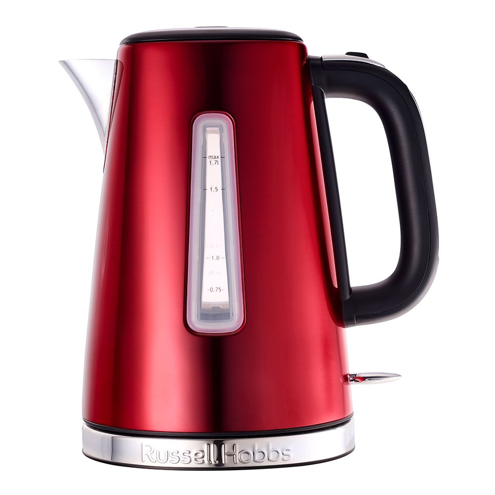 Russell Hobbs Luna 1.7L Solar Red Kettle 2321070SA - Metro Homecentre Menlyn