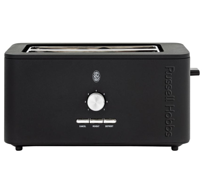 Russell Hobbs Nexus Black 4 Slice Toaster RHPT4BLACK - Metro Homecentre Menlyn