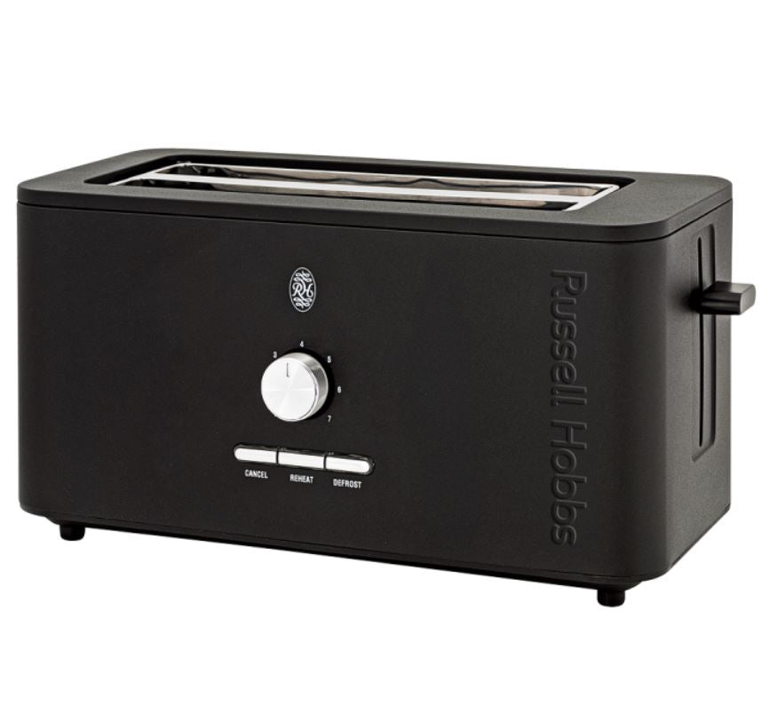 Russell Hobbs Nexus Black 4 Slice Toaster RHPT4BLACK - Metro Homecentre Menlyn