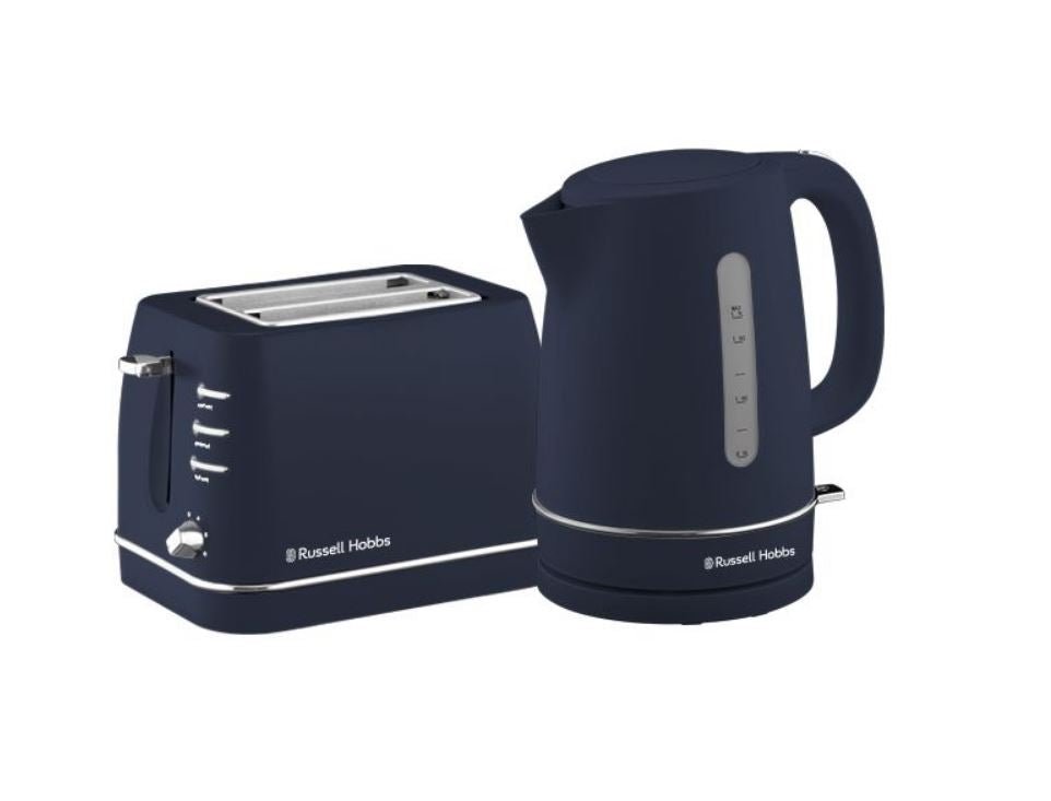 Russell Hobbs Blue Kettle Toaster Set RHPRP - 6B - Metro Homecentre Menlyn