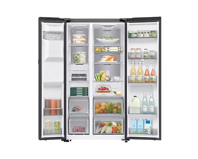 Samsung 594l Black Fridge Freezer RS90F64A2FFA - Metro Homecentre Menlyn