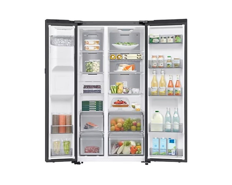 Samsung 594l Black Fridge Freezer RS90F64D2FFA - Metro Homecentre Menlyn