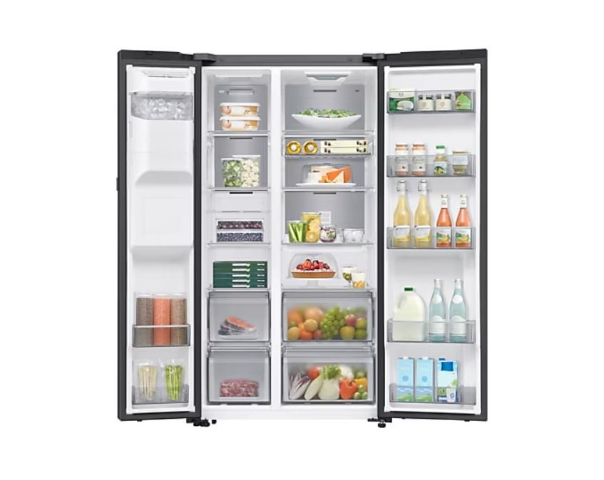 Samsung 594l Black Fridge Freezer RS90F64D2FFA - Metro Homecentre Menlyn