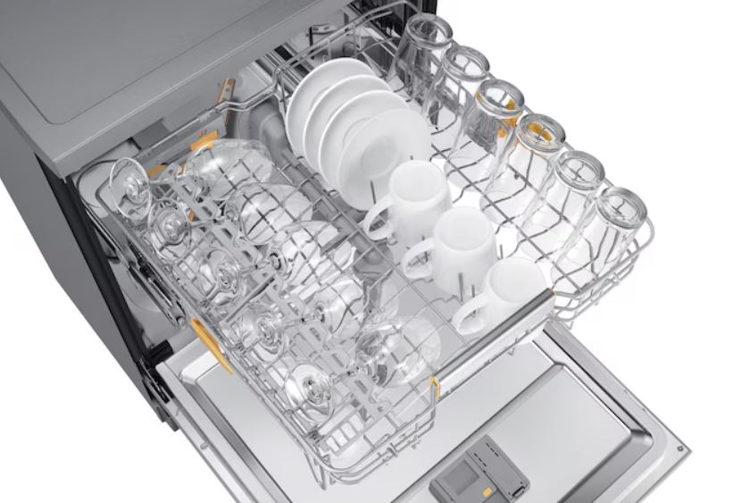 Samsung 60cm 14Pl Silver Dishwasher DW60BG850FSLFA - Metro Homecentre Menlyn