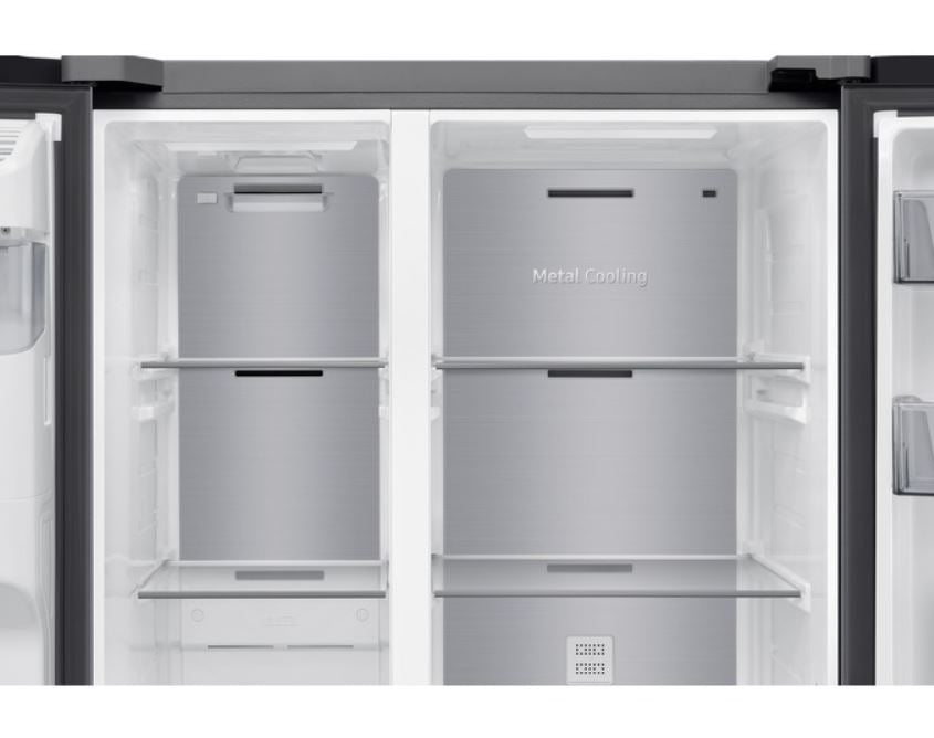 Samsung 617L Silver Fridge Freezer RS70F65K2TFA - Metro Homecentre Menlyn