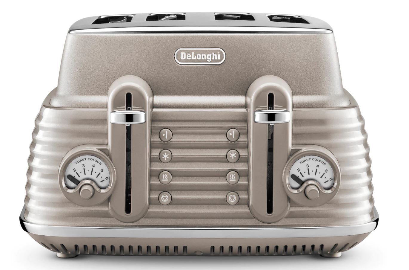 Delonghi Scolpito Beige 4 Slice Toaster CTZS4003.BG - Metro Homecentre Menlyn