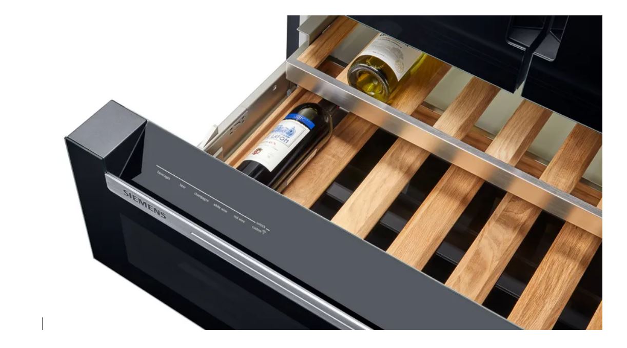 Siemens 458L Black Glass French Door Fridge Freezer KF96RSBEA - Metro Homecentre Menlyn
