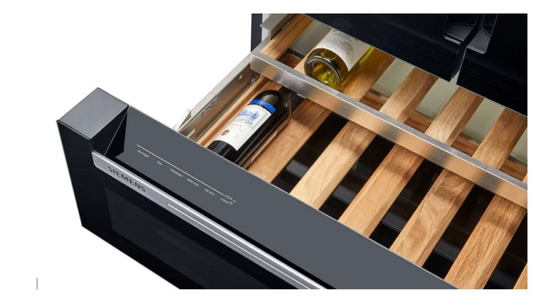 Siemens 458L Black Glass French Door Fridge Freezer KF96RSBEA - Metro Homecentre Menlyn