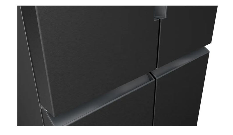 Siemens 483L Black Steel French Door Fridge Freezer KF96NAXEA - Metro Homecentre Menlyn