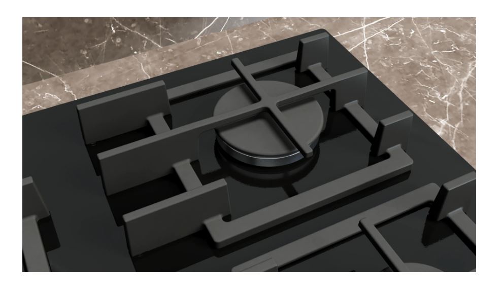 Siemens 90cm Black Glass Gas Hob EP9A6QI40M - Metro Homecentre Menlyn