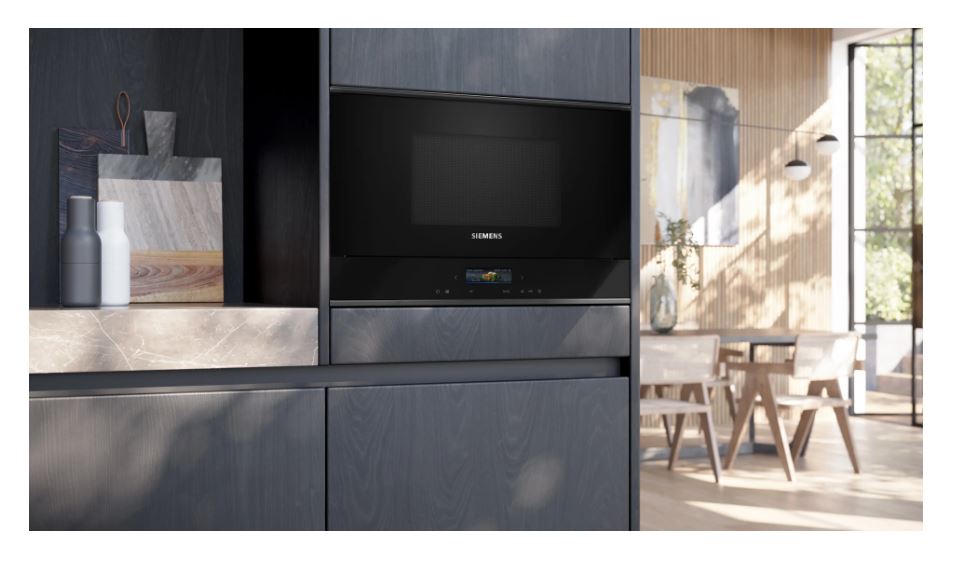 Siemens Black Built - In Microwave - Grill BE732R1B1 - Metro Homecentre Menlyn