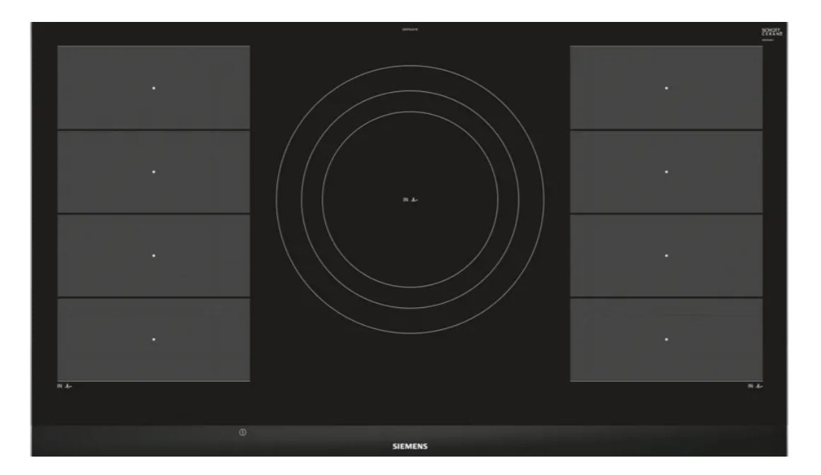 Siemens iQ700 90cm Black Induction Hob EX975LVC1E - Metro Homecentre Menlyn