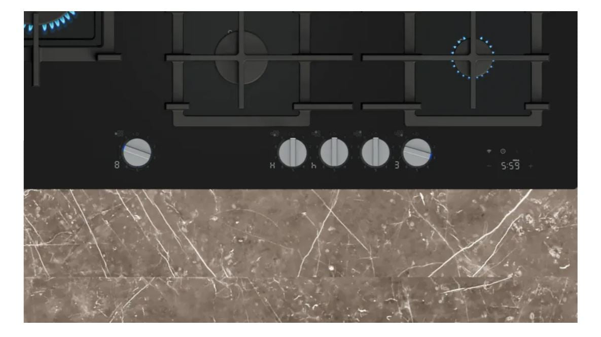 Siemens iQ700 90cm Black Gas Glass Hob ER9A6SH40Z Displ - Metro Homecentre Menlyn