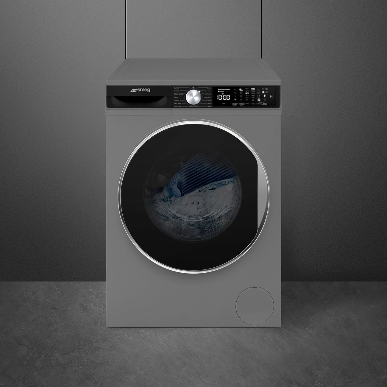 Smeg 10kg Inox Front Loader Wash Machine WM3T04XSA - Metro Homecentre Menlyn