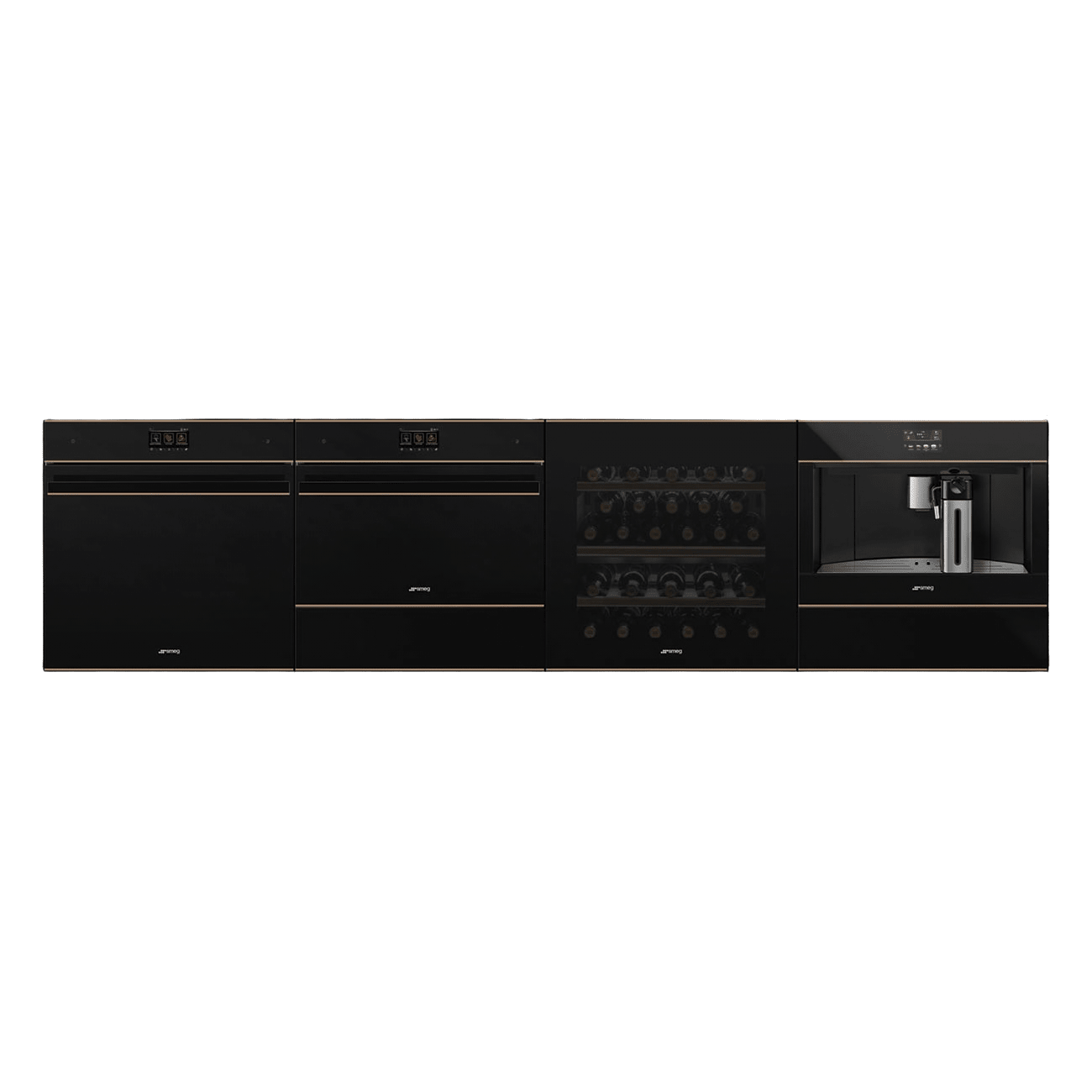 Smeg 15cm Dolce Black Warmer Drawer CPRT615NR - Metro Homecentre Menlyn